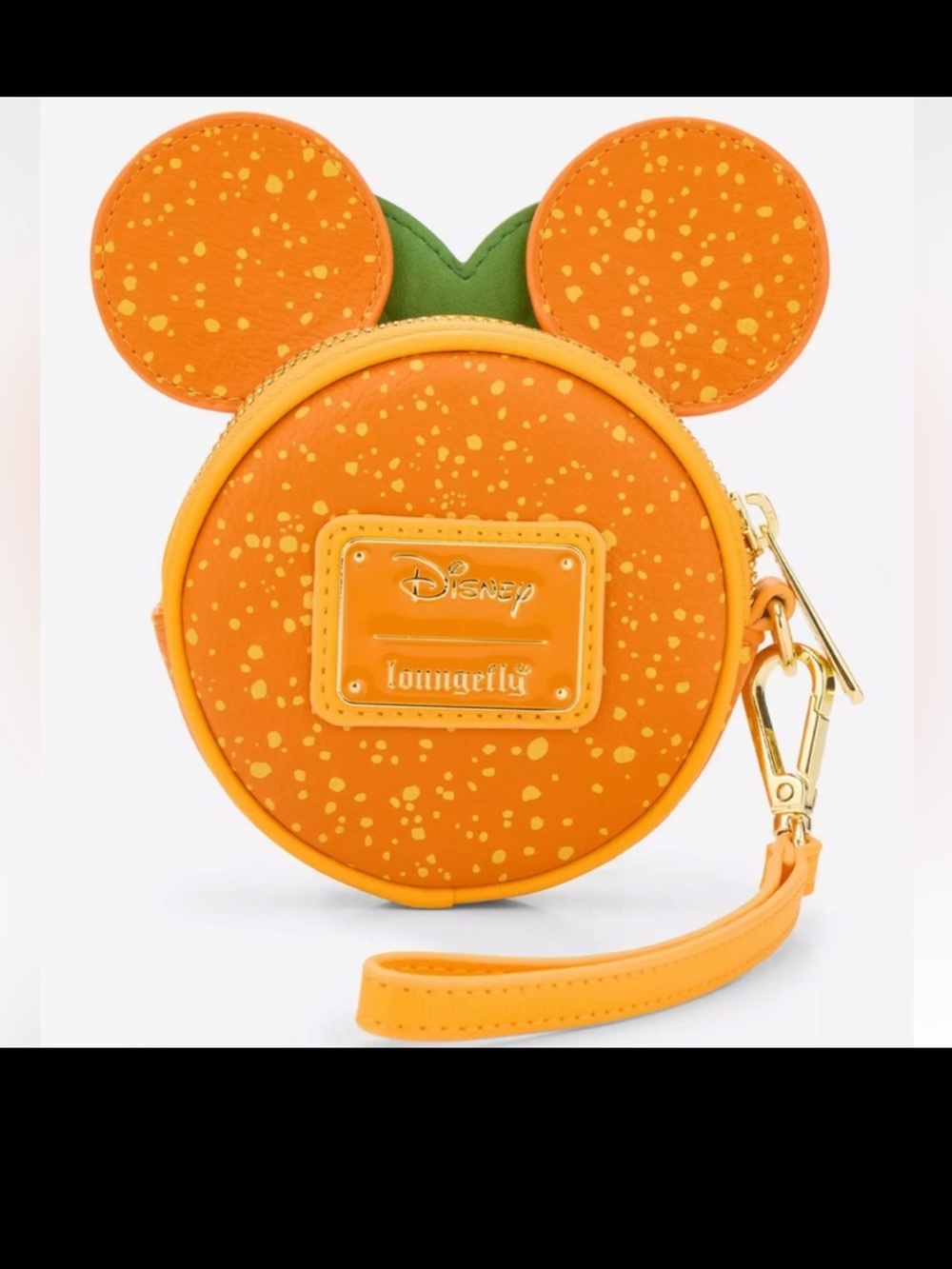 Loungefly Disney Minnie Mouse Orange Ears Orange Scented Mini Backpack & Coin - Picture 8 of 14